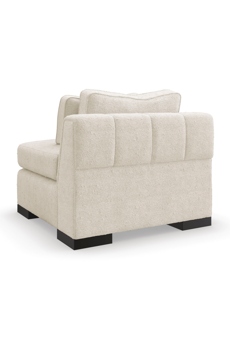 Cream Modern Armless Chair | Caracole Edge | Oroatrade.com