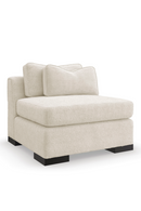 Cream Modern Armless Chair | Caracole Edge | Oroatrade.com