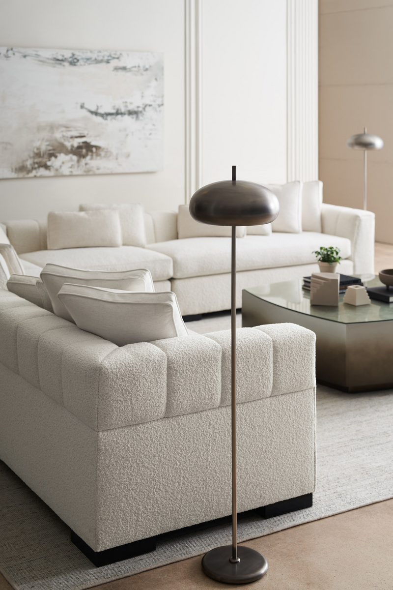 White Modern Loveseat | Caracole Edge | Oroatrade.com