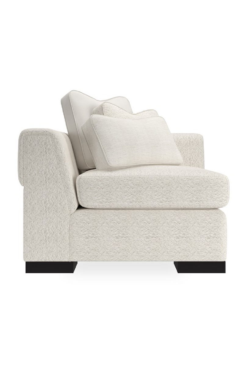 Cream Channeled Corner Sofa | Caracole Edge | Oroatrade.com