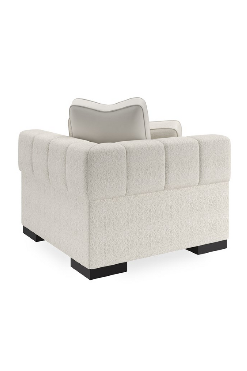 Cream Channeled Corner Sofa | Caracole Edge | Oroatrade.com