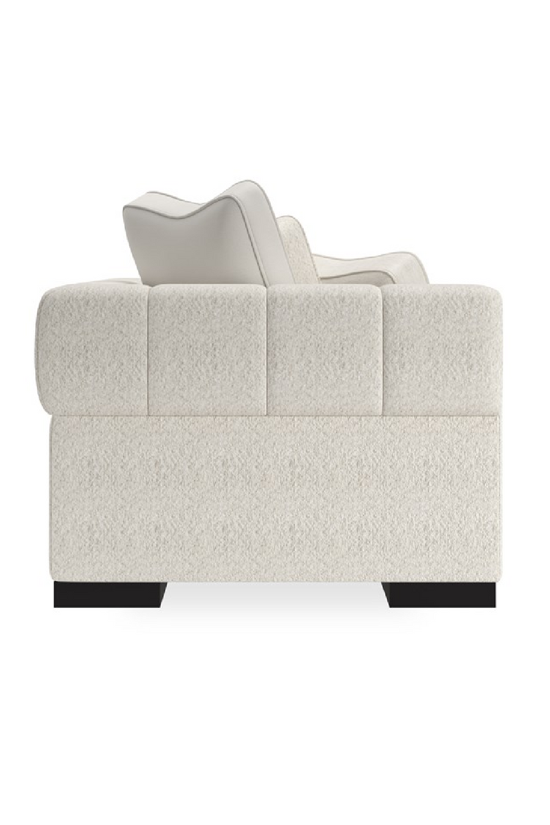 Cream Channeled Corner Sofa | Caracole Edge | Oroatrade.com