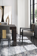 Striated Wood Extendable Dining Table | Caracole Edge | Oroatrade.com