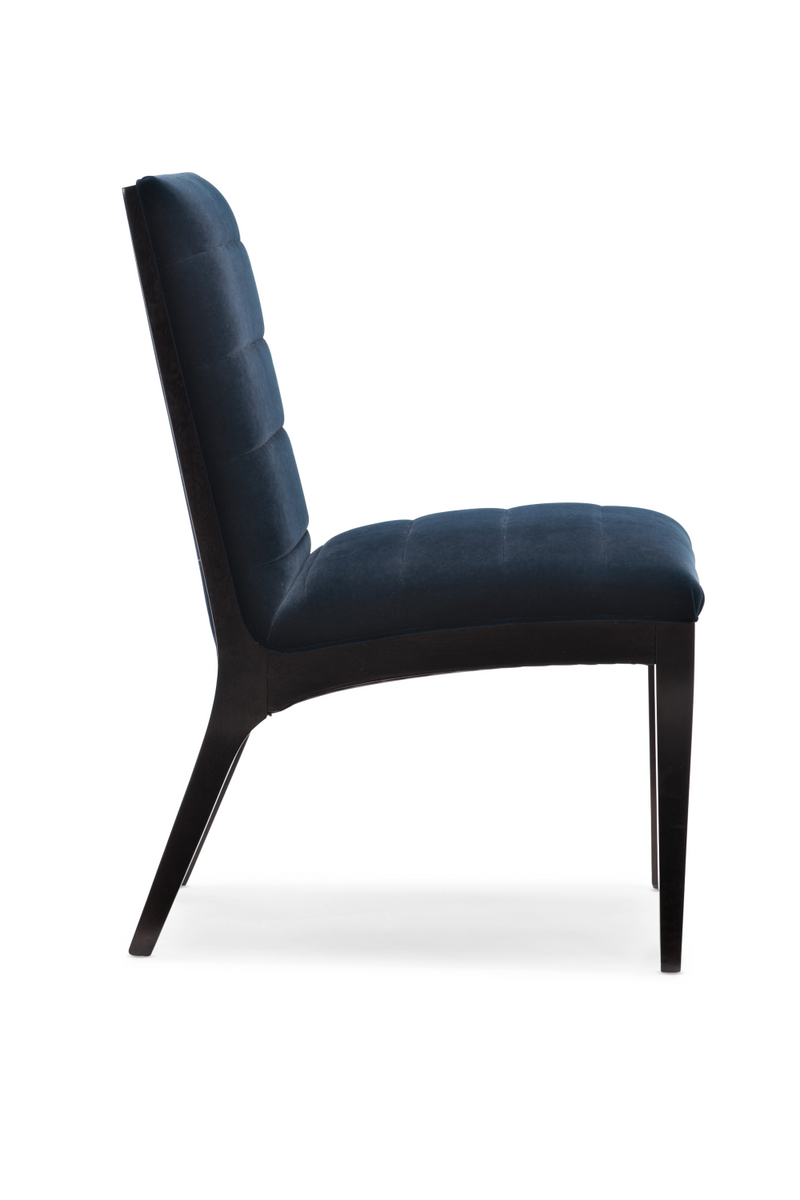 Blue Channeled Side Chair Set (2) | Caracole Edge | Oroatrade.com