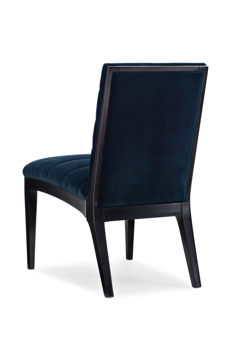 Blue Channeled Side Chair Set (2) | Caracole Edge | Oroatrade.com