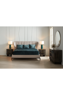 Beige Modern Upholstered California King Bed | Caracole Vector | Oroatrade.com