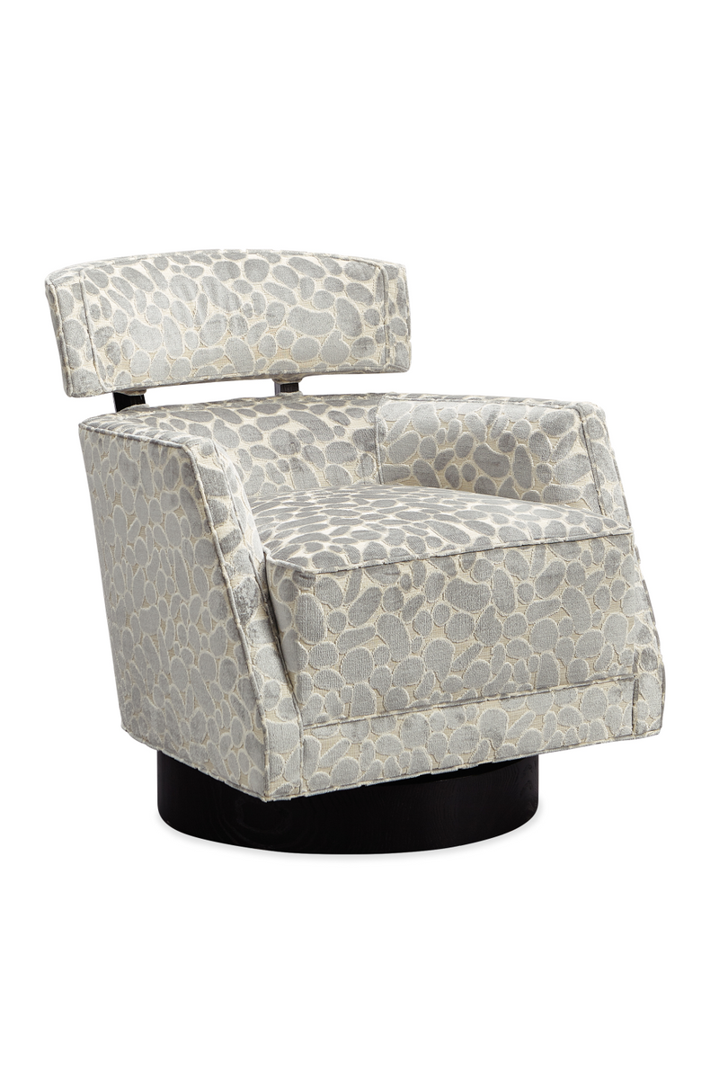 Velvet Modern Swivel Chair | Caracole Recut | Oroatrade.com