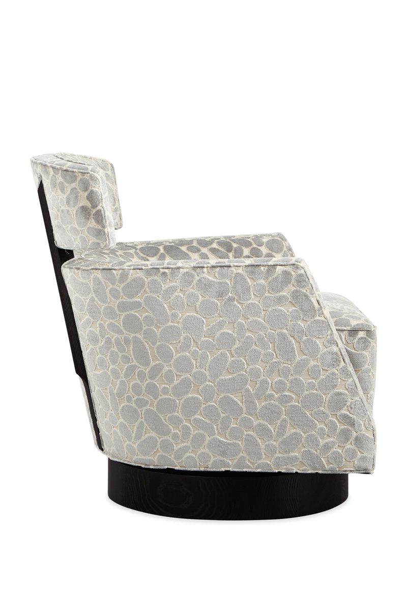 Velvet Modern Swivel Chair | Caracole Recut | Oroatrade.com