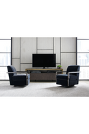 Black Art Deco Swivel Chair | Caracole Rewind | Oroatrade.com