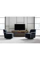 Black Art Deco Swivel Chair | Caracole Rewind | Oroatrade.com