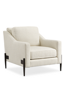 White Modern Lounge Armchair | Caracole Remix | Oroatrade.com