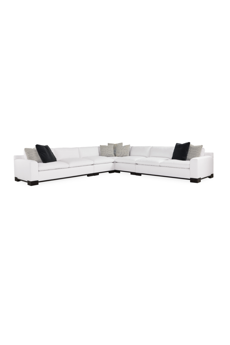 White Modern Modular Sofa | Caracole Refresh | Oroatrade.com