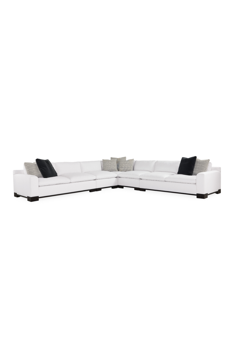 White Modern Modular Sofa | Caracole Refresh | Oroatrade.com