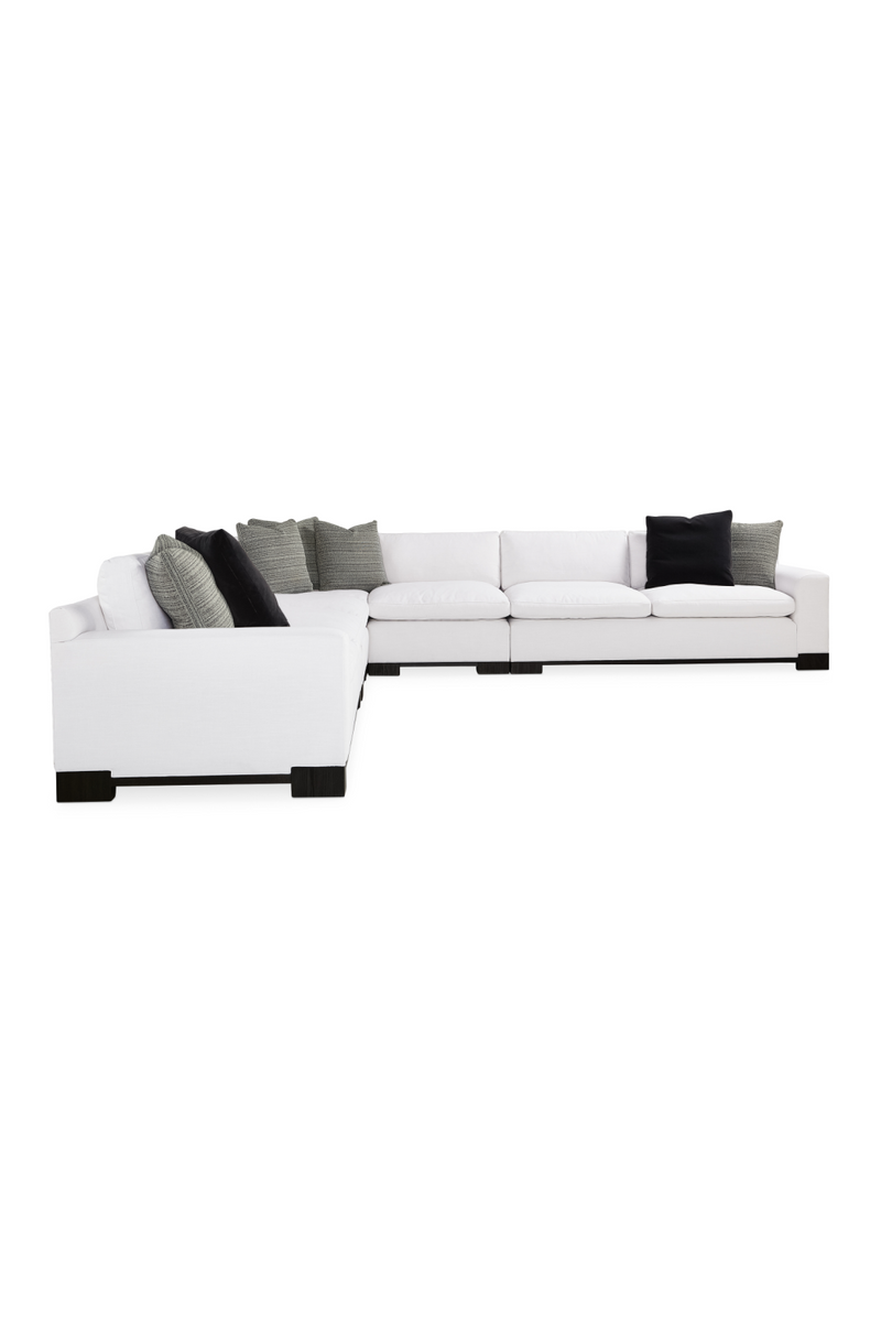 White Modern Modular Sofa | Caracole Refresh | Oroatrade.com