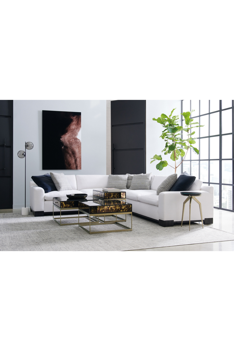 White Modern Modular Sofa | Caracole Refresh | Oroatrade.com