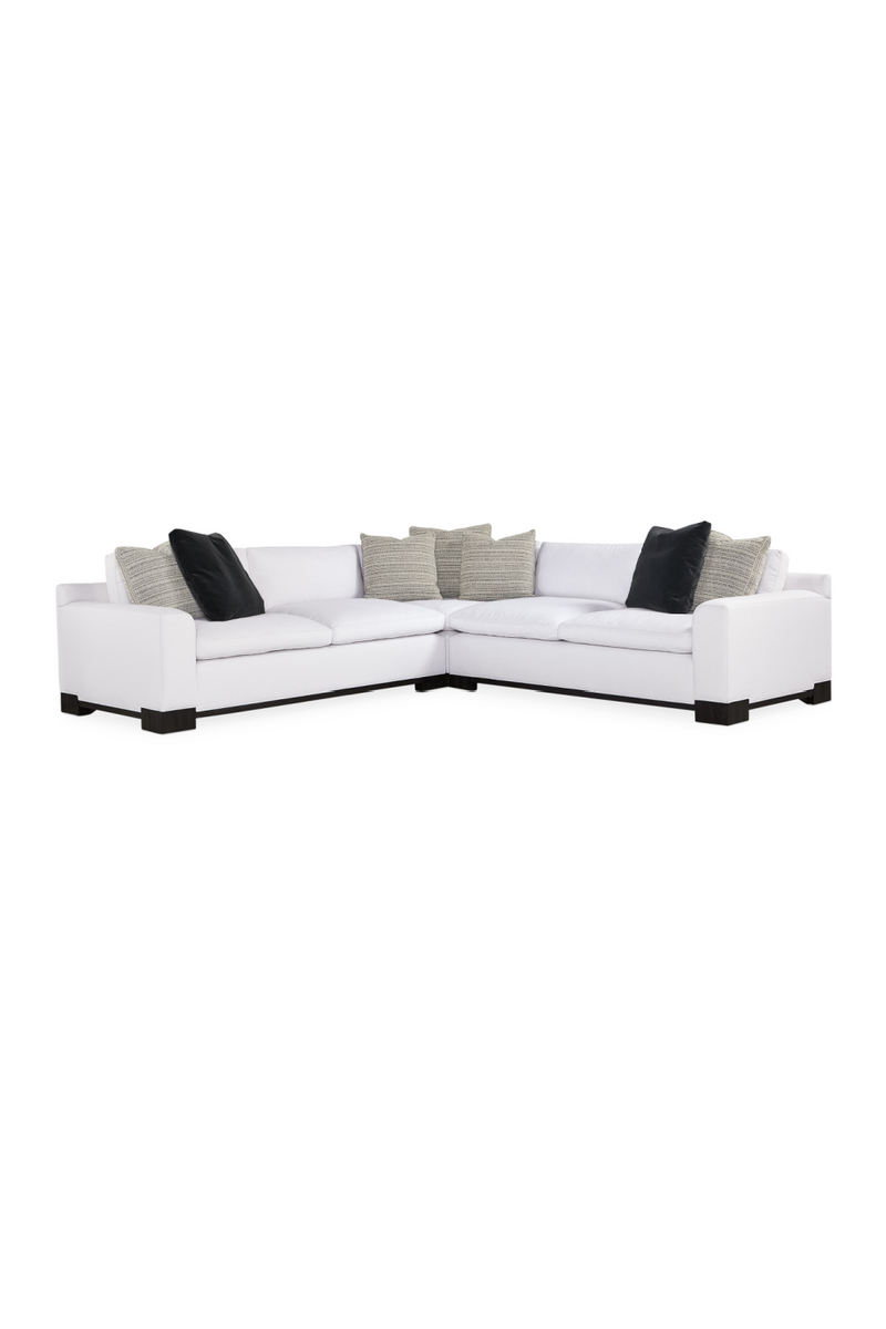 White Modern Modular Sofa | Caracole Refresh | Oroatrade.com