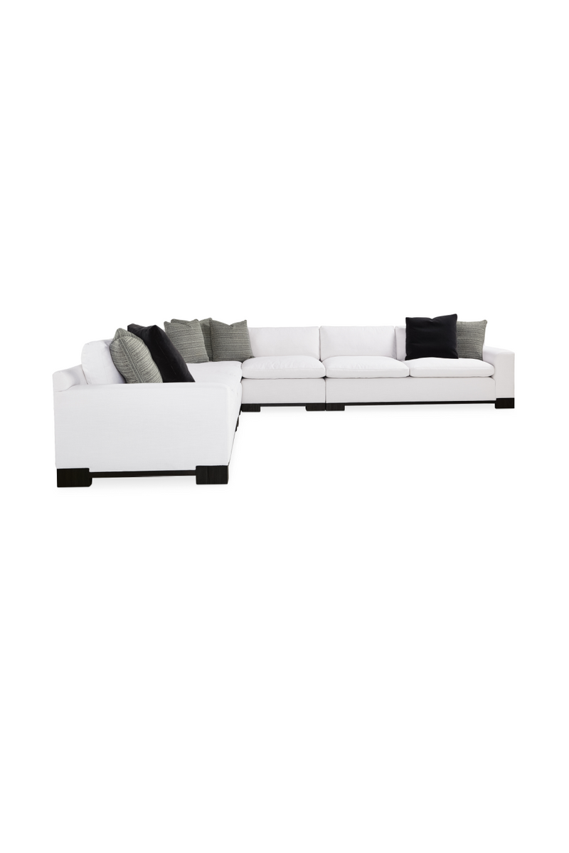 White Modern Modular Sofa | Caracole Refresh | Oroatrade.com