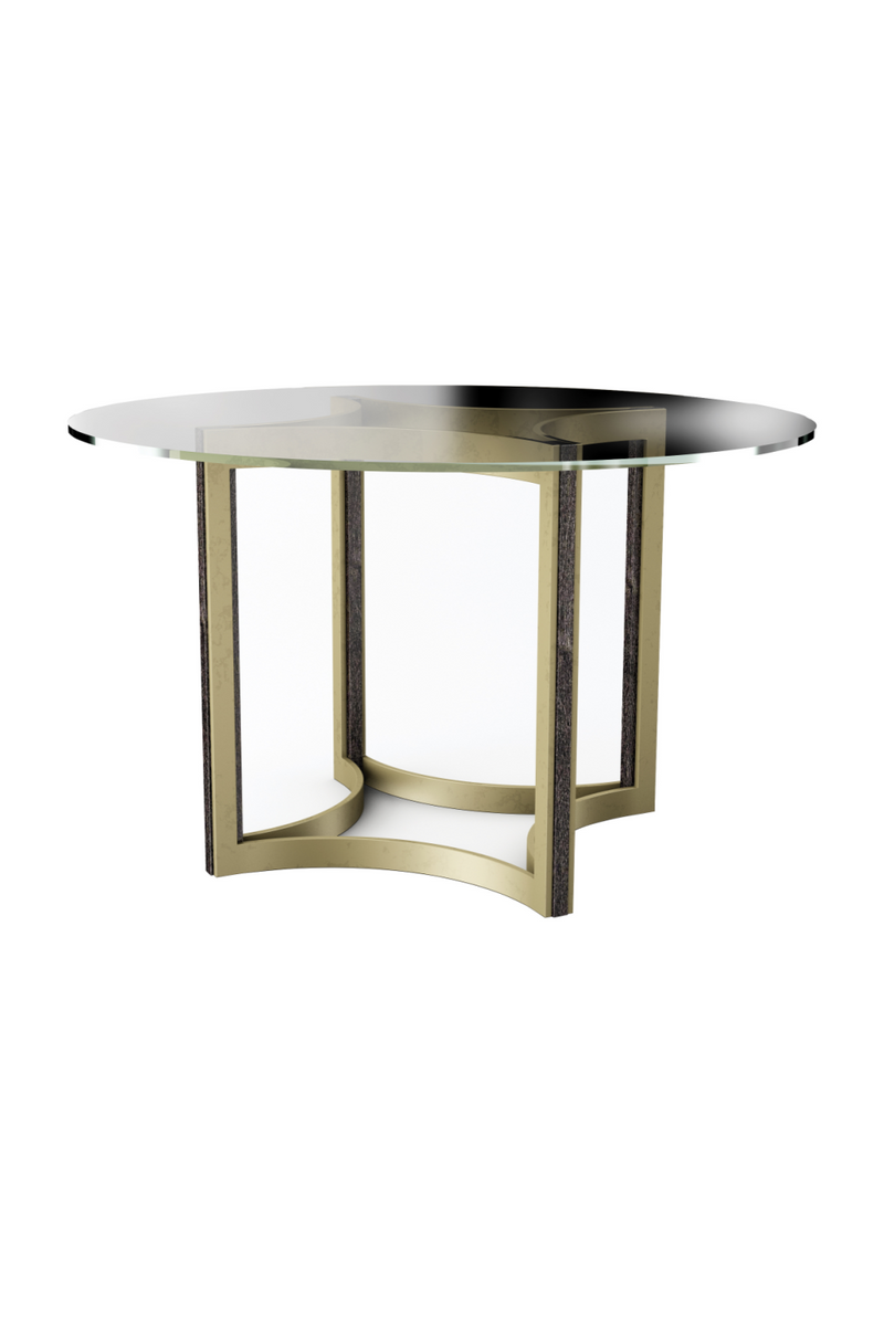 Round Glass Dining Table | Caracole Remix | Oroatrade.com