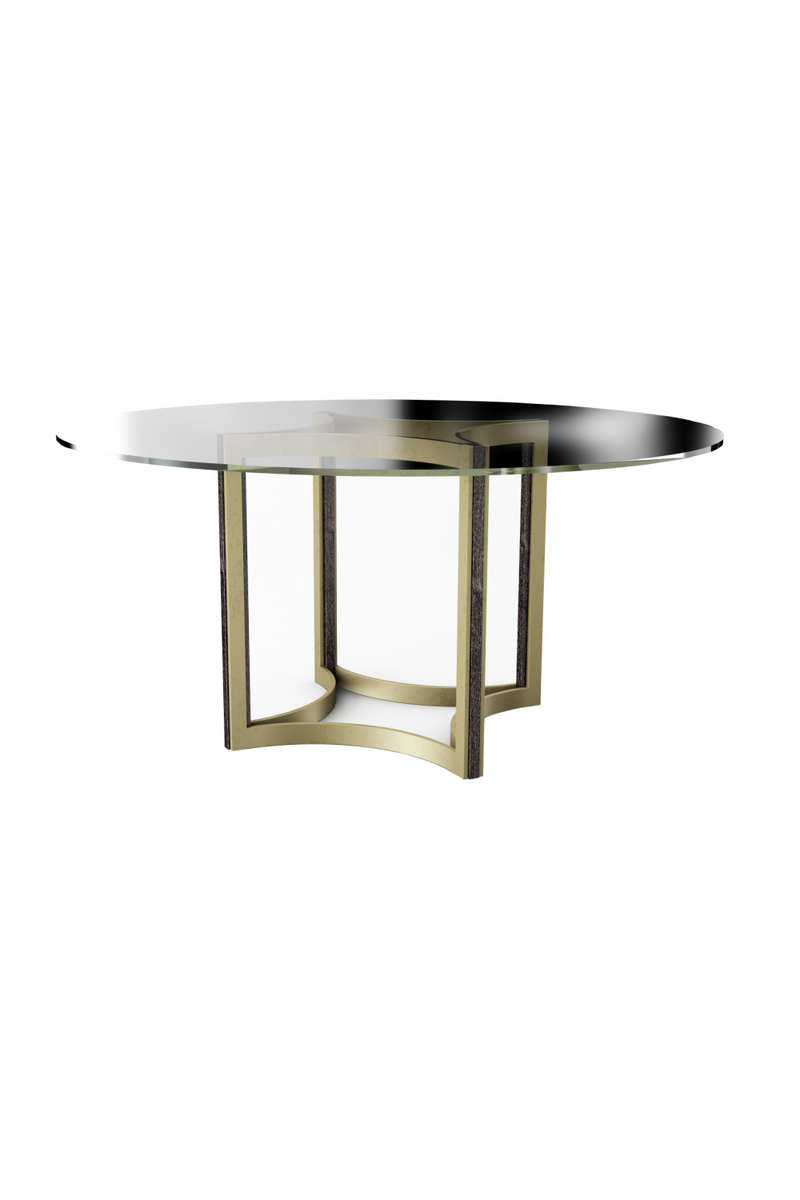 Round Glass Dining Table | Caracole Remix Remix | Oroatrade.com