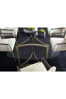 Black Cord Detail Dining Armchair | Caracole Remix | Oroatrade.com