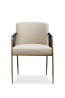 Black Cord Detail Dining Armchair | Caracole Remix | Oroatrade.com