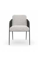 Woven Black Cord Dining Chair | Caracole Remix | Oroatrade.com