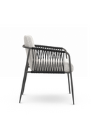Woven Black Cord Dining Chair | Caracole Remix | Oroatrade.com