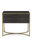 Cerused Oak Modern Nightstand L | Caracole Remix | Oroatrade.com