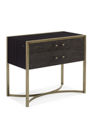 Cerused Oak Modern Nightstand L | Caracole Remix | Oroatrade.com