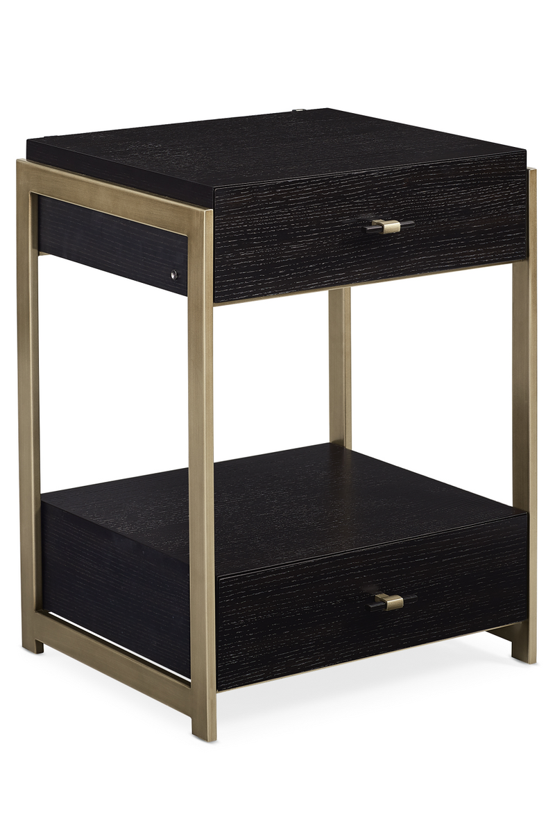 Black Ash Nightstand | Caracole Remix | Oroatrade.com