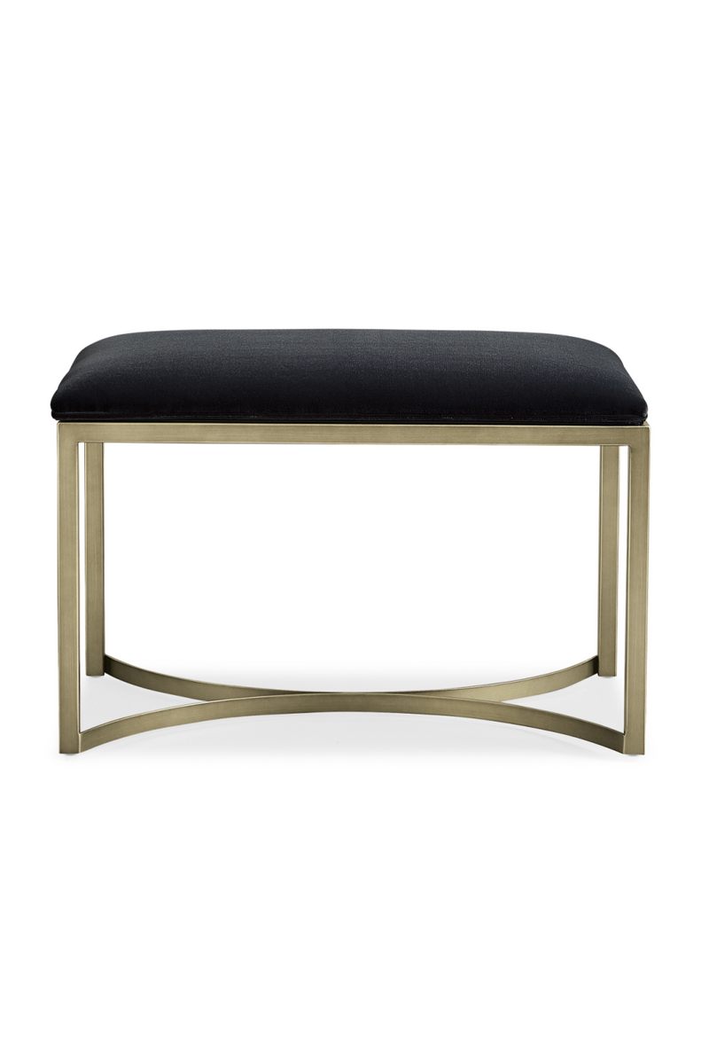 Black Upholstered  Bed Bench | Caracole Remix | Oroatrade.com