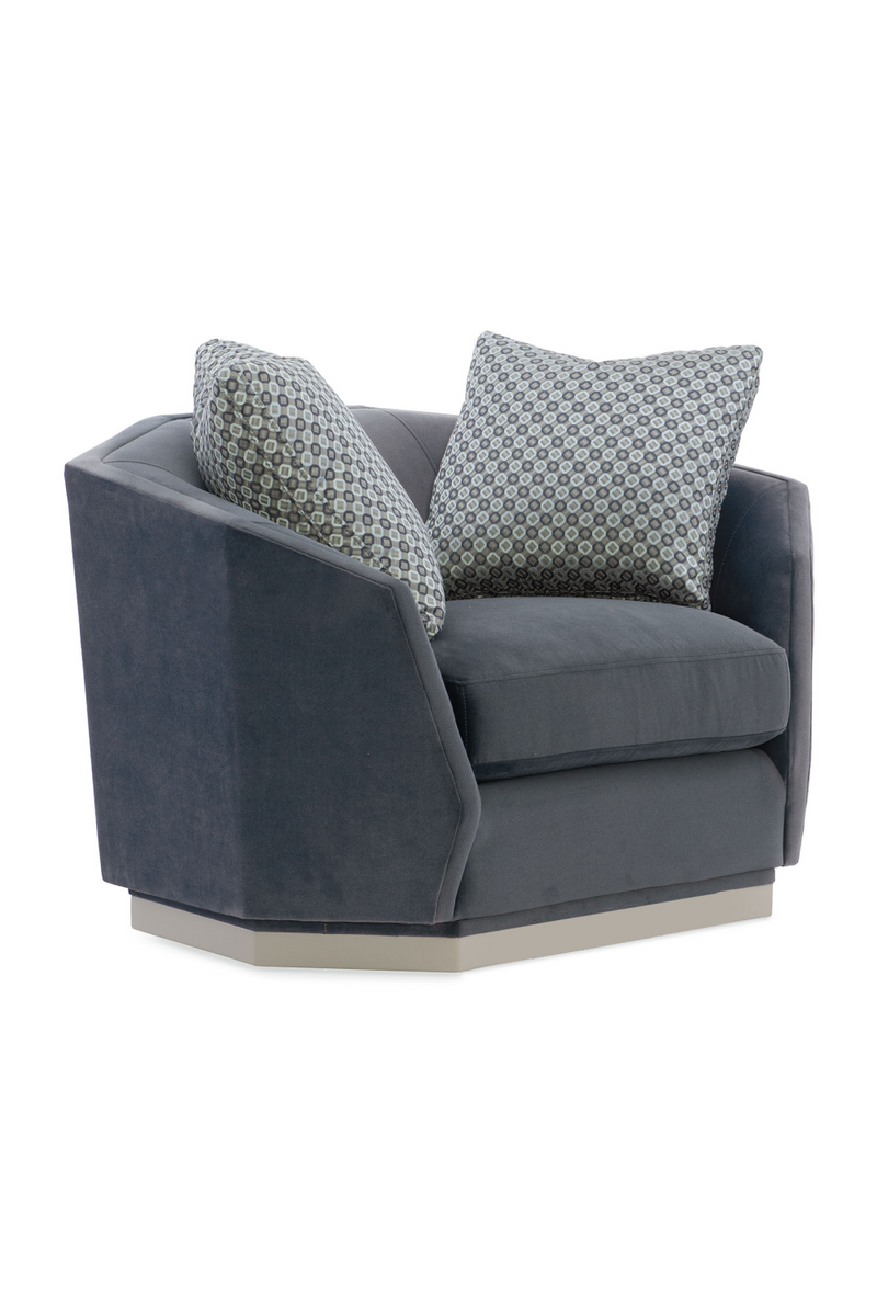Octagonal Swivel Chair | Caracole Expressions | Oroatrade.com