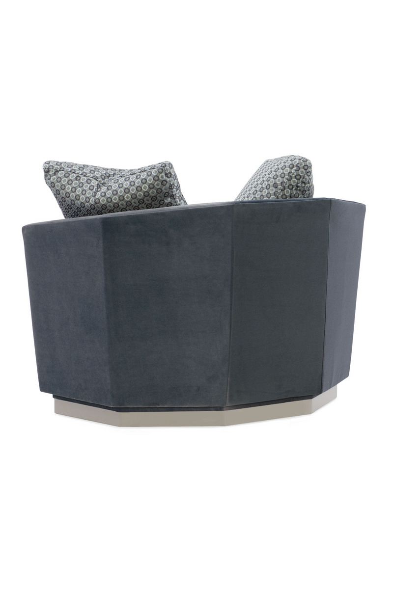 Octagonal Swivel Chair | Caracole Expressions | Oroatrade.com