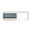 Gray Open-Storage Coffee Table | Caracole Expressions