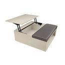 Taupe Lift-Top Coffee Table | Caracole Repetition