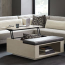 Taupe Lift-Top Coffee Table | Caracole Repetition