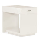 White 1-Drawer End Table | Caracole Expressions