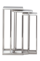 Plated Nickel Nesting End Table (3) | Caracole Exposition |  Oroatrade.com