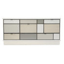 Checkerboard Glass 8-Drawer Sideboard | Caracole Repetition