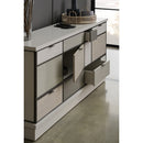 Checkerboard Glass 8-Drawer Sideboard | Caracole Repetition