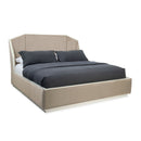 Beige Upholstered Bed | Caracole Expressions