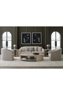 Curved Velvet Lounge Chair | Caracole Da Vita | Oroatrade.com