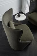 Gray Suede Wingback Chair | Caracole La Moda | Oroatrade.com