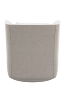 White Bouclé Swivel Chair | Caracole Seville | Oroatrade.com