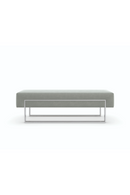 Gray Velvet Modern Bench | Caracole La Moda | Oroatrade.com