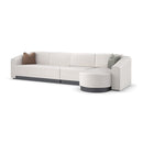 Twill Right-Armed Chaise Lounge | Caracole La Moda