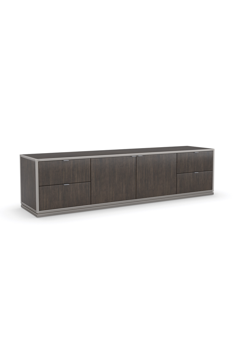 Brown Wooden Media Unit | Caracole La Moda | Oroatrade.com