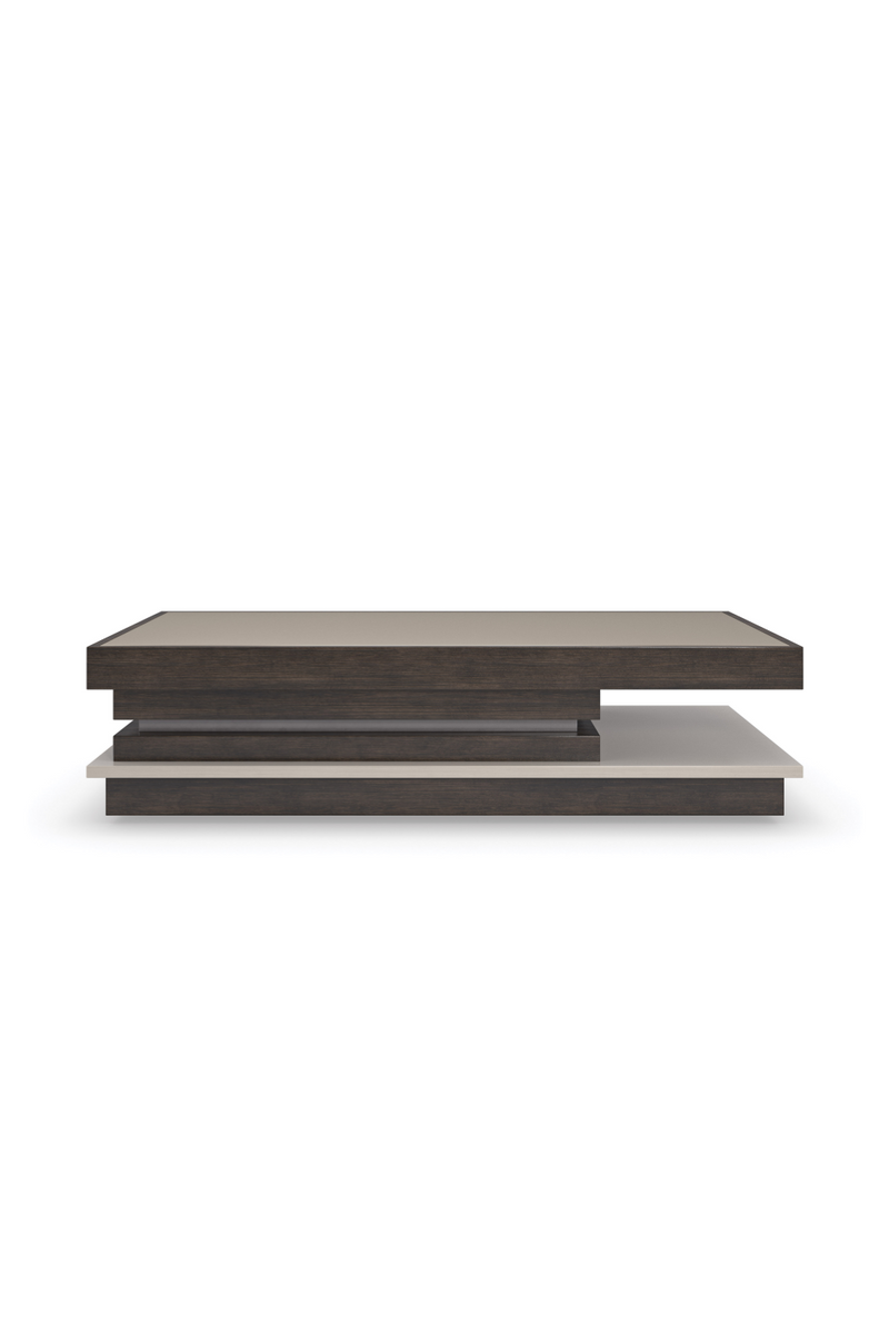 Tiered Wooden Coffee Table | Caracole La Moda | Oroatrade.com