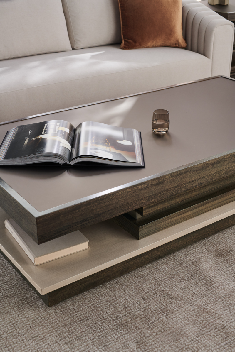 Tiered Wooden Coffee Table | Caracole La Moda | Oroatrade.com