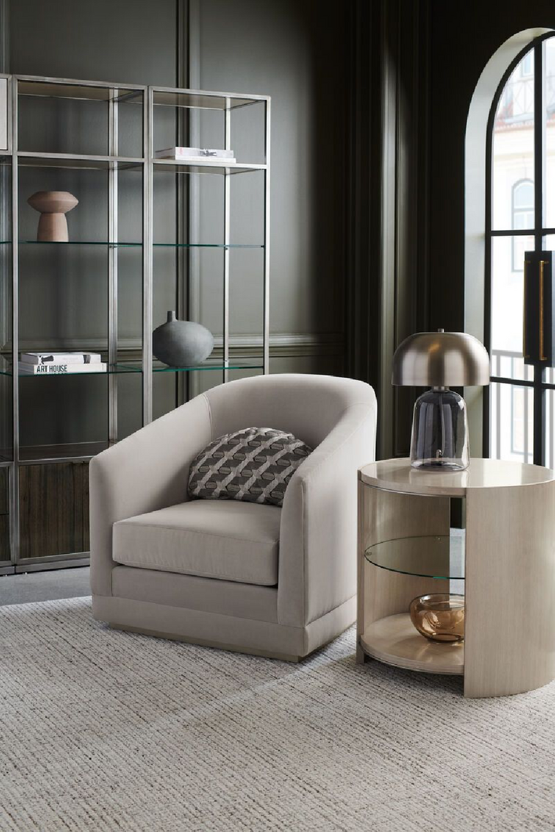 Round Shelved End Table | Caracole Da Vita | Oroatrade.com